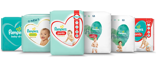 Pampers verpakkingen