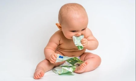 baby eet geld