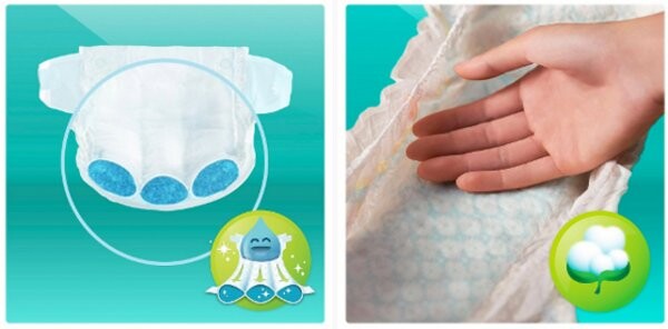 Pampers Baby-Dry absorberende banen