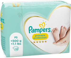 Pampers Preemie Protection verpakking
