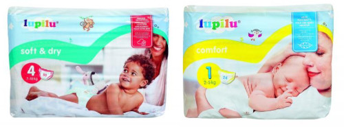 Lupilu luiers maat 1 en 4