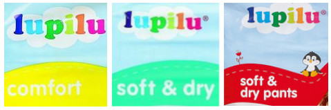 Lupilu luiers verpakkingen