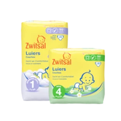 zwitsal luiers maat 1 en 4