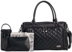 Isoki Luiertas Double Zip Quilted Black Isoki Luiertas Double Zip Quilted Black
