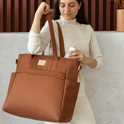 Nobodinoz Baby on the Go luiertas Clay Brown Nobodinoz Baby on the Go luiertas Clay Brown