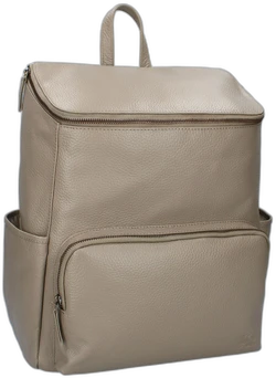 Kidzroom Luierrugtas Care Sienna Lovely Leather - Taupe Kidzroom Luierrugtas Care Sienna Lovely Leather - Taupe