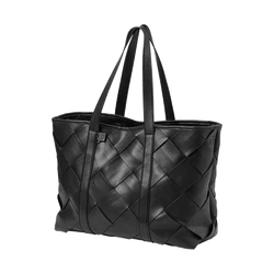 Elodie Details Elodie Details Tote Braided Leather Luiertas Black