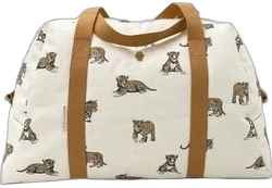 Milinane - Luiertas - Tiger, goudkleurige ritssluiting - Baby - Onderweg - Lichtgewicht - Waterdichte binnenkant - Oeko-Tex 100 - Praktisch - Wasbaar - Verstelbaar - Kraam cadeau - Babyshower