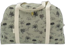 Milinane - Luiertas - Dino, goudkleurige ritssluiting - Baby - Onderweg - Lichtgewicht - Waterdichte binnenkant - Oeko-Tex 100 - Praktisch - Wasbaar - Verstelbaar - Kraam cadeau - Babyshower