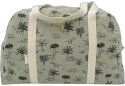 Milinane - Luiertas - Dino, goudkleurige ritssluiting - Baby - Onderweg - Lichtgewicht - Waterdichte binnenkant - Oeko-Tex 100 - Praktisch - Wasbaar - Verstelbaar - Kraam cadeau - Babyshower