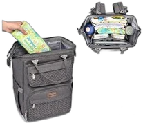Luiertas, rugzak, multifunctionele grote luierrugzak, babytas met aankleedkussen, kinderwagenriemen & fopspeen, uniseks, reisrugzak, luiertas voor mama en papa, donkergrijs Luiertas, rugzak, multifunctionele grote luierrugzak, babytas met aankleedkussen, kinderwagenriemen & fopspeen, uniseks, reisrugzak, luiertas voor mama en papa, donkergrijs