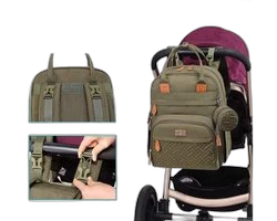 Baby Luiertas Rugzak, Verschoon Rugzak Luierzakken met Luiermat Baby Luiertas Rugzak, Verschoon Rugzak Luierzakken met Luiermat