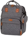 Chipolino Rugzak/- Luiertas Met Extra Veel Opslagruimte granite