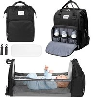 Multifunctionele Luiertas Rugzak - Waterdichte Verzorgingstas Babytas - met Verschoonkussen en Kinderwagenhaken