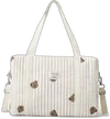 Luiertas - Mombag - Schoudertas - Verzorgingstas - Kraamcadeau - Groot - Beer - Beige