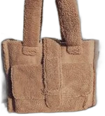 Two You Label - Luiertas - Mommy Bag- Teddy stof - Bruin - Geschikt voor kinderwagen