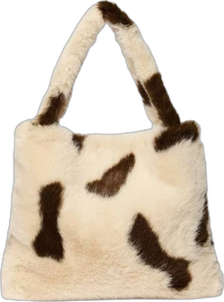 Studio Noos luiertas Faux Fur Cow ecru/brown Studio Noos luiertas cow/koe. Uiterlijk van een koe
