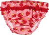 Wasbare roze zwemluier met aardbeitjes
