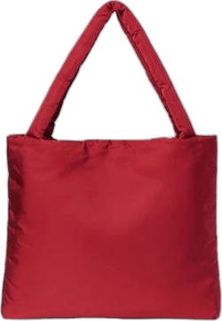 Studio Noos luiertas Puffy Mom Bag rood Rode luiertas met lange hengels