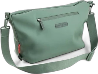 Done by Deer Schouderluiertas in Stijlvolle Groene Tint Groene Done by Deer schouderluiertas met rits en verstelbare schouderriem.