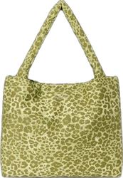 Groene luiertas met leopardprint in katoen van Studio Noos