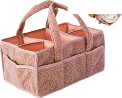 Teddy luierorganizer caddy 38x25x18 cm - Roze