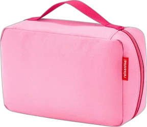 Roze Reisenthel Babycase verzorgingsetui met handvat Roze rechthoekig Reisenthel verzorgingsetui met handvat, ritssluiting en rood merklabel