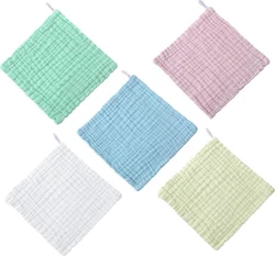 Katoenen wasdoekjes 30x30 cm (5 stuks) - Pastel Katoenen wasdoekjes 30x30 cm (5 stuks) - Pastel