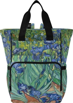 Luiertas rugzak waterdicht 39 cm - Irissenprint