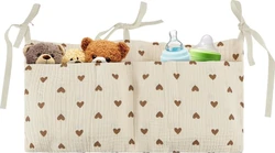 Flintronic babybed-organizer katoen - Hartjes