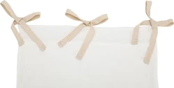 Kinderbed hangorganizer met strikken - Wit