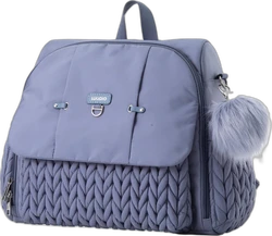 LUKJOJO Leila luiertas rugzak M - Ash blauw
