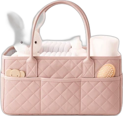 Bomiclss gewatteerde luierorganizer caddy - Roze