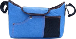 ShopVlot kinderwagen-organizer met afneembare tas - Blauw