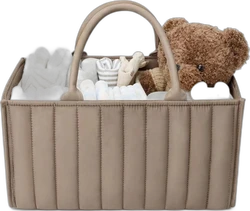 Luierorganizer caddy - Mokkabruin