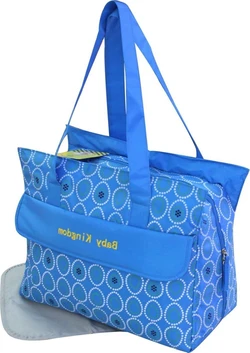 Luiertas met verschoonmat 40x26x20 cm - Blauw