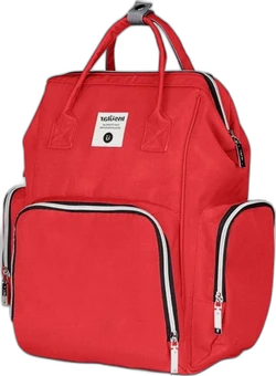 Luierrugzak Oxford 26x15x41 cm - Rood
