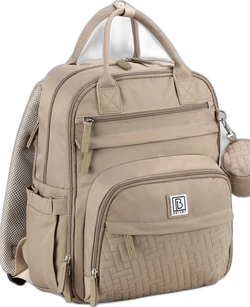 Brisby Premium luiertas rugzak - Natur (taupe)
