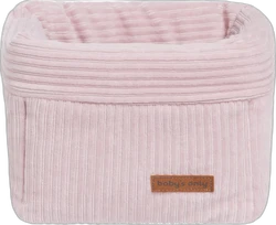 Baby's Only opbergmand rib - Oud roze