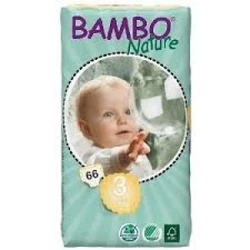 Bambo Nature - Voordeelpak - Maat 3 - 66 stuks Bambo Nature - Voordeelpak - Maat 3 - 66 stuks