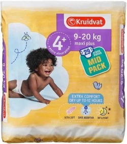 Kruidvat Luiers - Standaard pak - 4+