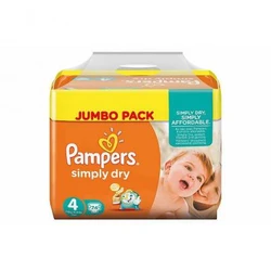 Pampers - Simply Dry - Jumbo - Maat 4