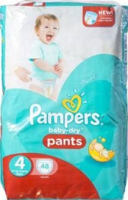 Pampers - Baby-Dry Pants Maxi - reuzenpak - maat 4 Pampers - Baby-Dry Pants Maxi - reuzenpak - maat 4