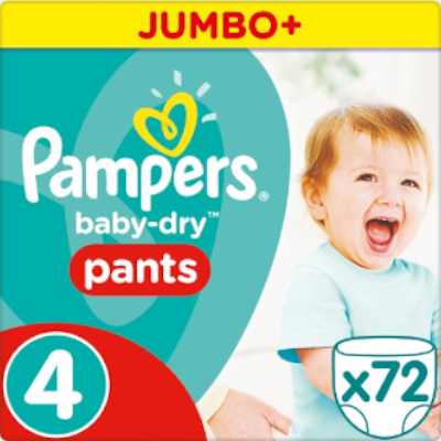 Pampers - Baby-Dry Pants Maxi - jumbo+ - maat 4 Pampers - Baby-Dry Pants Maxi - jumbo+ - maat 4