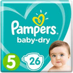 Pampers Baby-Dry Standaard pak 5 26 stuks