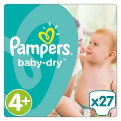 Pampers Baby-Dry Standaard pak 4+ 27 stuks