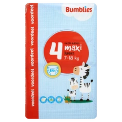 Bumblies - Voordeelpak - maat 4 met 84 luiers