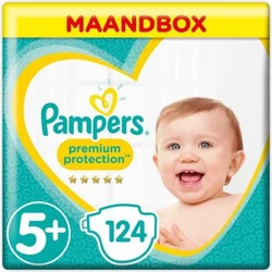 Pampers Premium Protection - maandbox - 5+ Pampers Premium Protection - maandbox - 5+