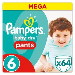 Pampers - Baby Dry Pants - Mega - 6 Pampers - Baby Dry Pants - Mega - 6