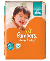 Pampers - Sleep & Play - Standaard pak - maat 4+